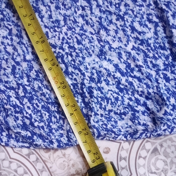 CUTE blue ladies summer blouse - Picture 10 of 14